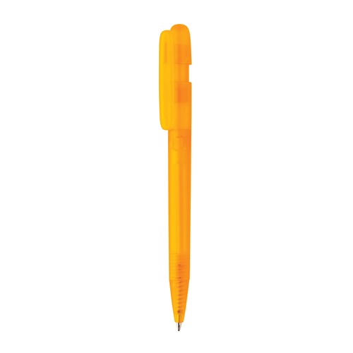 orange Bolígrafo Devin RABS certificado GRS transparente