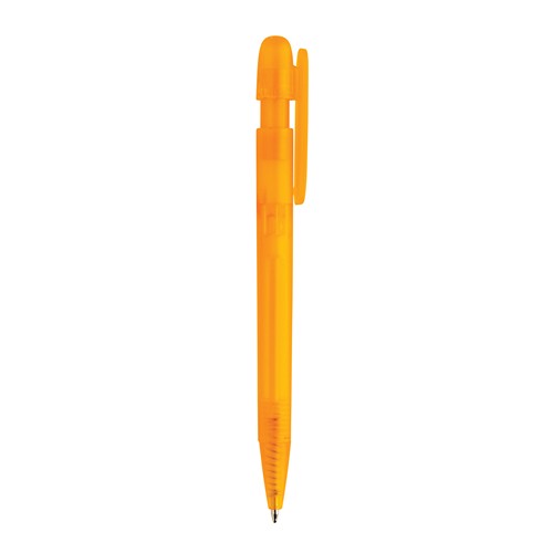 orange Bolígrafo Devin RABS certificado GRS transparente