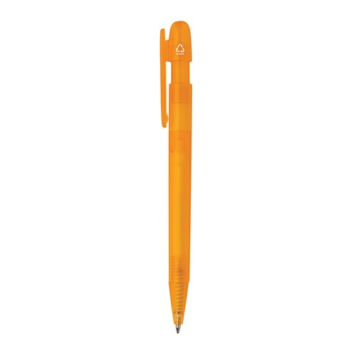 orange Bolígrafo Devin RABS certificado GRS transparente