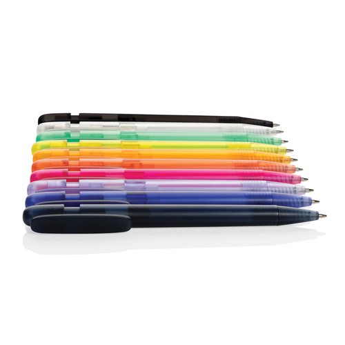 Bolígrafo Devin RABS certificado GRS transparente