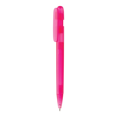 pink Bolígrafo Devin RABS certificado GRS transparente