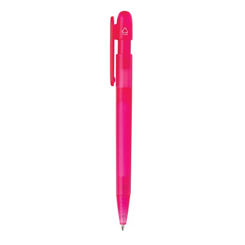 pink Bolígrafo Devin RABS certificado GRS transparente
