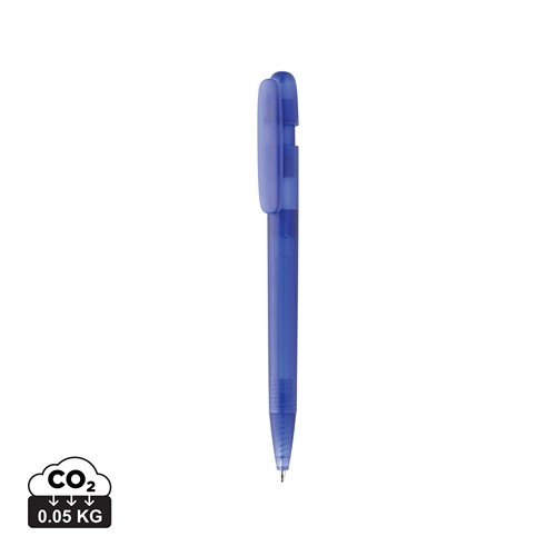 blue Bolígrafo Devin RABS certificado GRS transparente