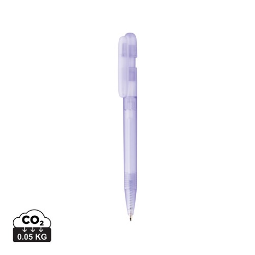 purple Bolígrafo Devin RABS certificado GRS transparente