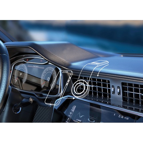 black Soporte magnético universal para coche DriveGrip RCS