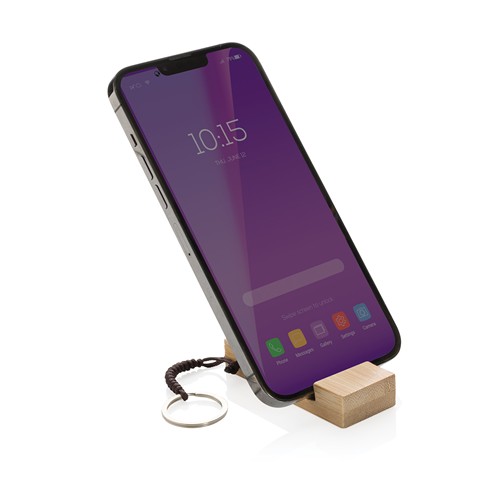 Support pour téléphone en bambou Standkey - 3