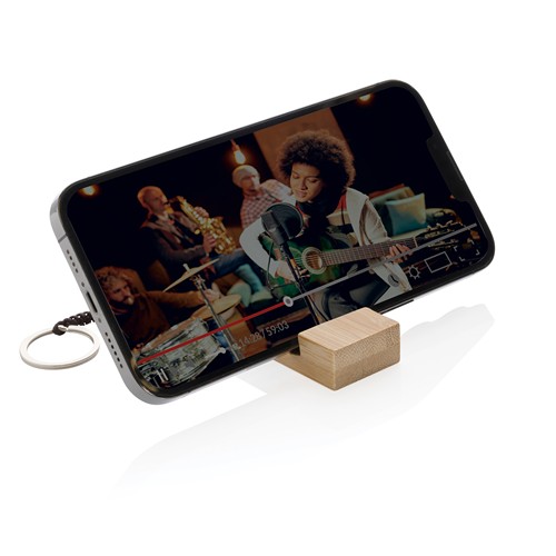 Support pour téléphone en bambou Standkey - 4