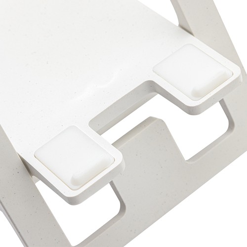 white Soporte teléfono plegable plástico reciclado RCS SnapStand