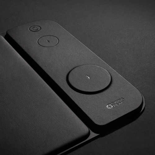 Tapis de souris chargeur 15W 3 en 1 en PU RCS Swiss peak - 9