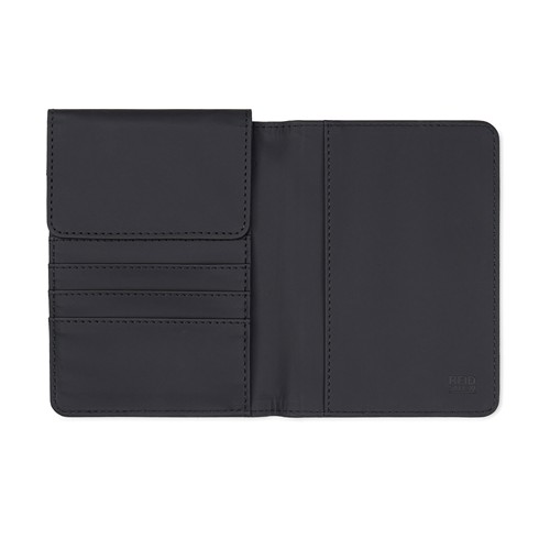 black Funda para pasaporte RFID VINGA Baltimore RCS de poliéster