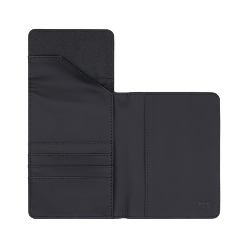 black Funda para pasaporte RFID VINGA Baltimore RCS de poliéster