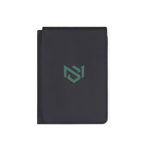 black Funda para pasaporte RFID VINGA Baltimore RCS de poliéster