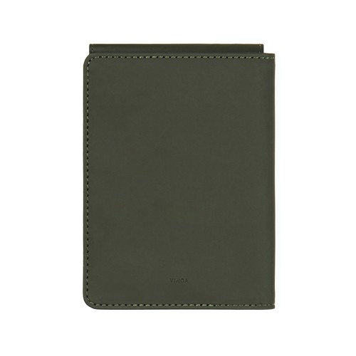 green Funda para pasaporte RFID VINGA Baltimore RCS de poliéster