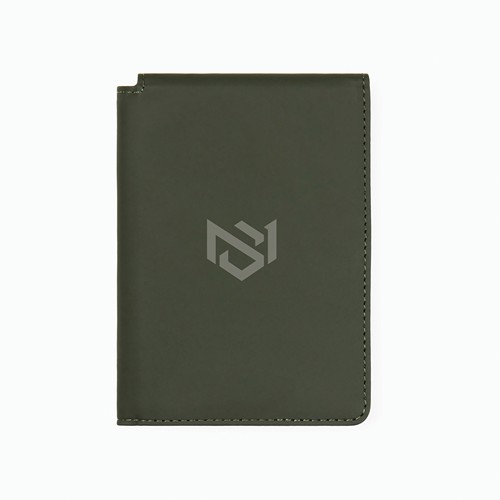 green Funda para pasaporte RFID VINGA Baltimore RCS de poliéster