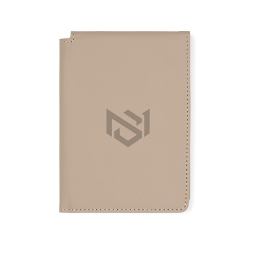 tiza gris Funda para pasaporte RFID VINGA Baltimore RCS de poliéster