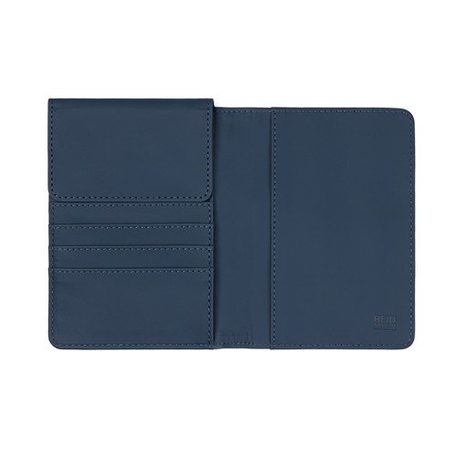 azul marino Funda para pasaporte RFID VINGA Baltimore RCS de poliéster
