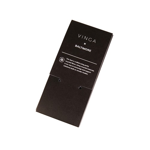 tiza gris Etiqueta equipaje VINGA Baltimore poliéster RCS reciclado