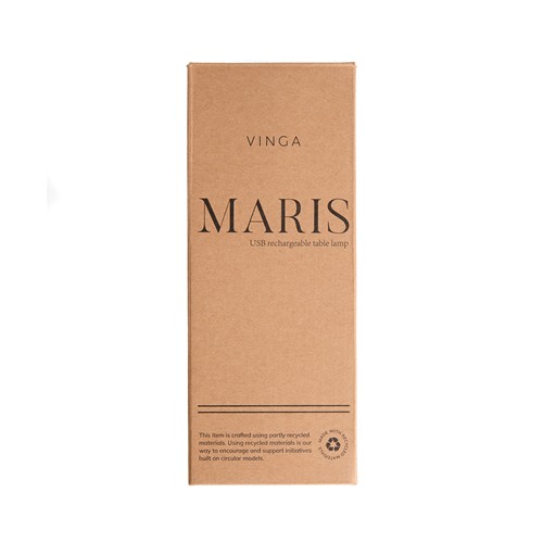 beis Lámpara de mesa VINGA Maris RCS de ABS reciclado