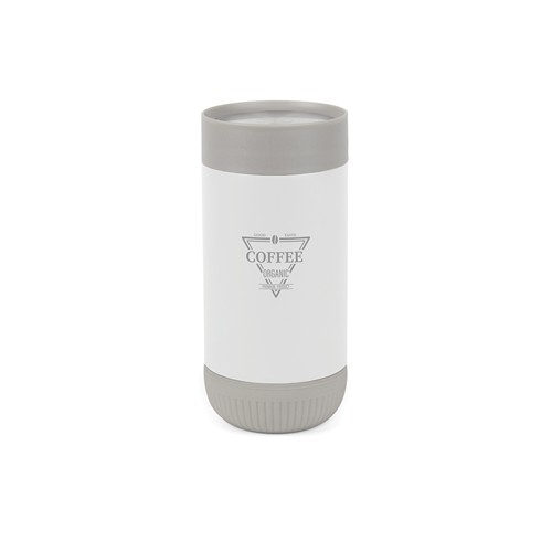 white Taza push VINGA Erie RCS SS reciclada 350 ml