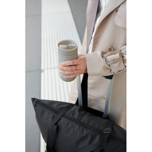 gray Taza push VINGA Erie RCS SS reciclada 350 ml