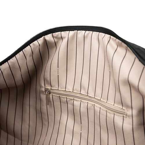 black Bolsa fin de semana VINGA Marlow poliéster reciclado RCS