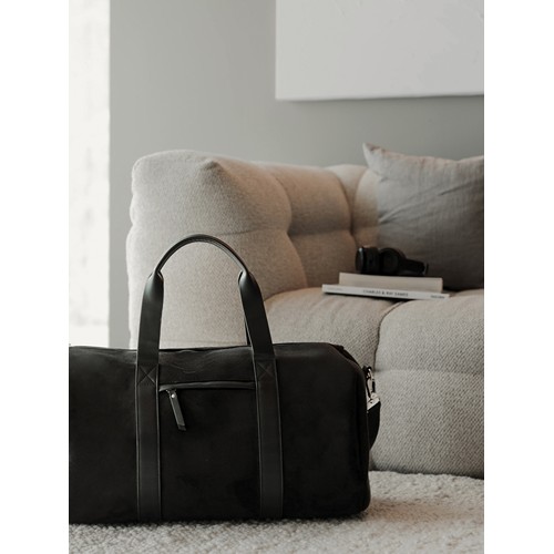 black Bolsa fin de semana VINGA Marlow poliéster reciclado RCS