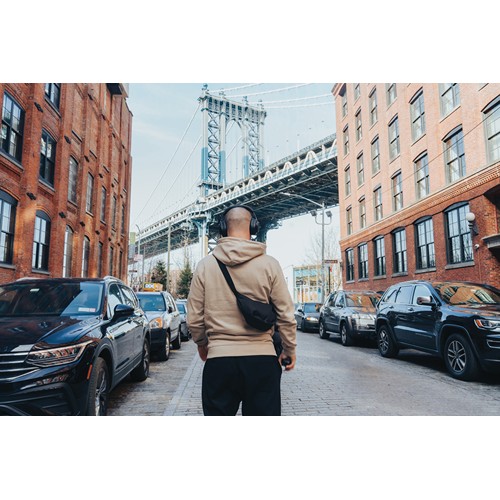 black Auriculares inalámbricos Irvine RCS reciclados y reparables