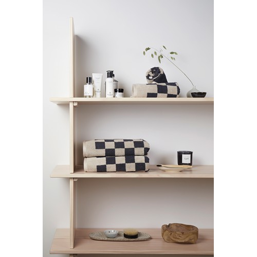 gray Toalla Elba VINGA OCS de algodón orgánico, set 4 piezas