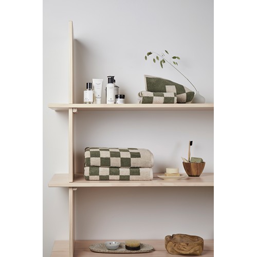 green Toalla Elba VINGA OCS de algodón orgánico, set 4 piezas