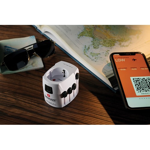 SKROSS Adaptateur de Voyage universel 3-Pôles Pro - 6