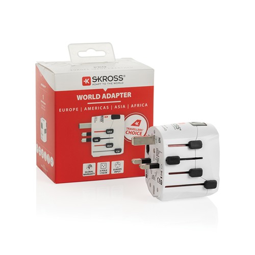 SKROSS Adaptateur de Voyage universel 3-Pôles Pro - 7