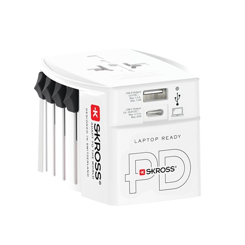 SKROSS Adaptateur de voyage universel MUV 65W PD avec USB - 2