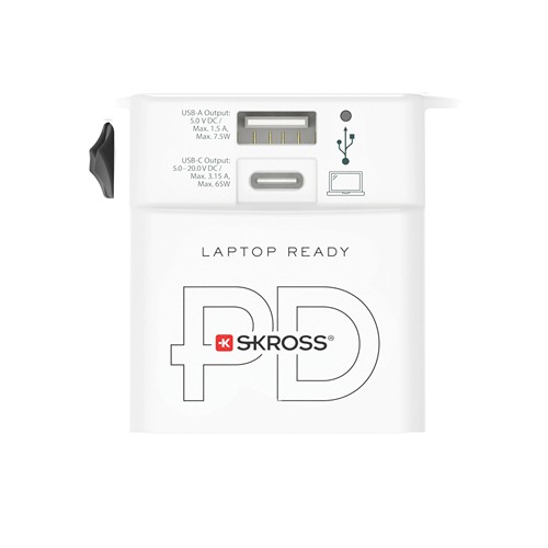 SKROSS Adaptateur de voyage universel MUV 65W PD avec USB - 4
