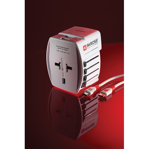 SKROSS Adaptateur de voyage universel MUV 65W PD avec USB - 9