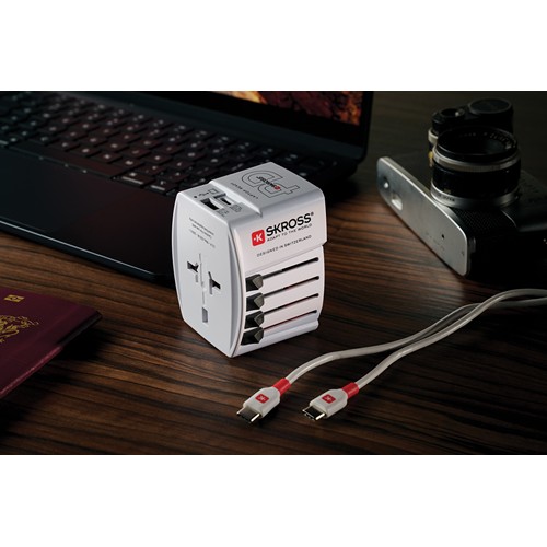 SKROSS Adaptateur de voyage universel MUV 65W PD avec USB - 10