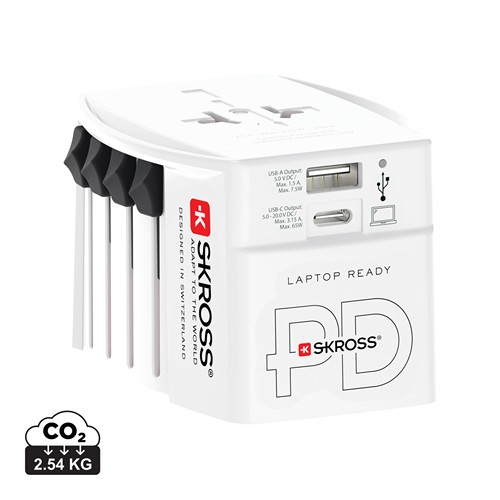 SKROSS Adaptateur de voyage universel MUV 65W PD avec USB - 1