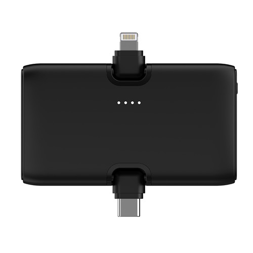 black Powerbank Urban Vitamin Los Angeles plástico reciclado RCS