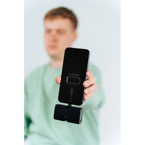 black Powerbank Urban Vitamin Los Angeles plástico reciclado RCS