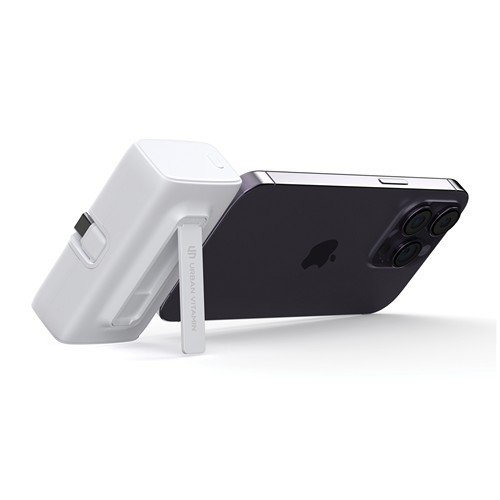 white Powerbank Urban Vitamin Los Angeles plástico reciclado RCS