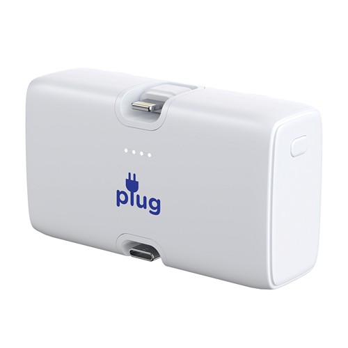 white Powerbank Urban Vitamin Los Angeles plástico reciclado RCS