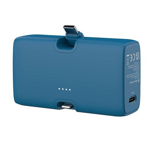 blue Powerbank Urban Vitamin Los Angeles plástico reciclado RCS