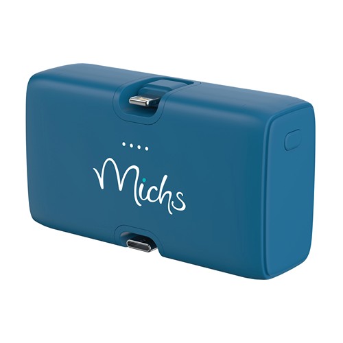 blue Powerbank Urban Vitamin Los Angeles plástico reciclado RCS