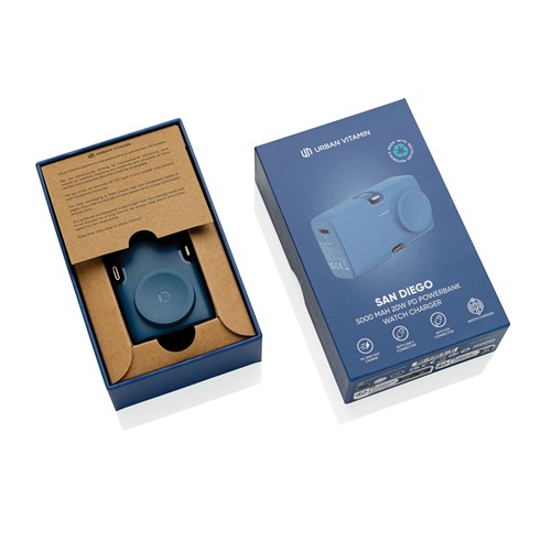 Powerbank/reloj PD Urban Vitamin San Diego plástico RCS