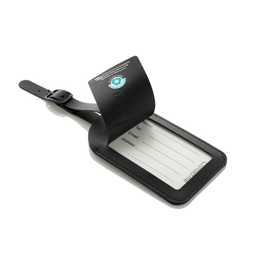 Etiqueta equipaje Globefind RCS rPolyester con seguimiento