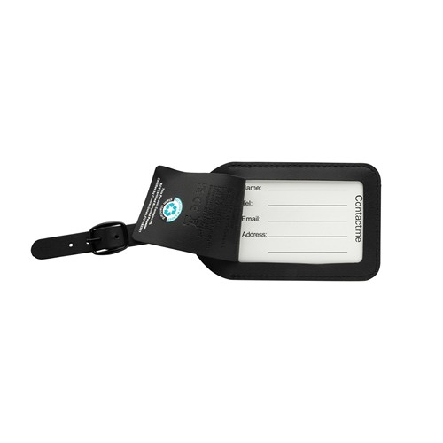 Etiqueta equipaje Globefind RCS rPolyester con seguimiento