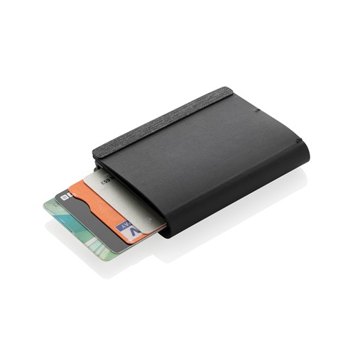 black Cartera Seekcard poliéster con localizador