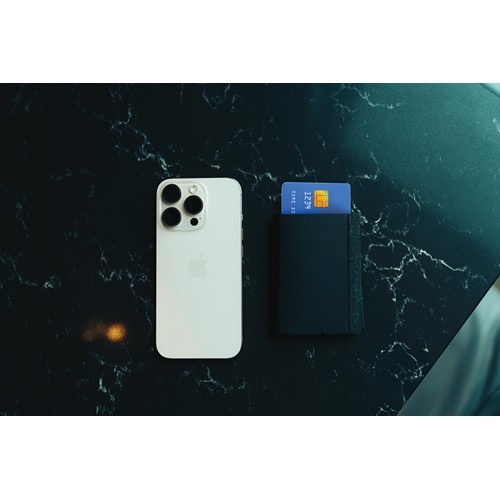 black Cartera Seekcard poliéster con localizador