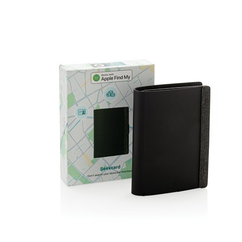 black Cartera Seekcard poliéster con localizador