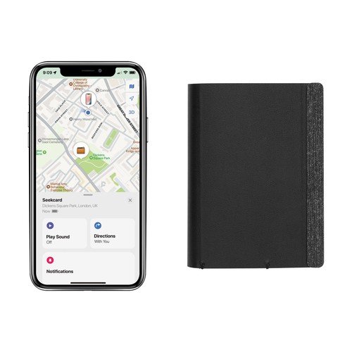 Cartera poliéster Seekcard RCS con localización