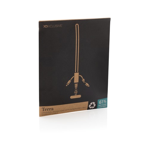 Cordon téléphone 60W avec chargeur en rRET RCS Terra - 14
